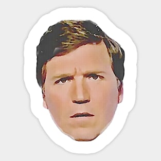 tucker carlson conservative Sticker